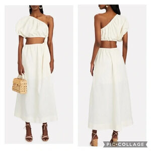 FARM Rio Cream Maxi Dress